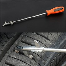 셀러허브 생활리빙 타이어 틈새청소 펑크방지 이물질 제거기 세차용품, 단품, 색상:단일색상|사이즈:기본