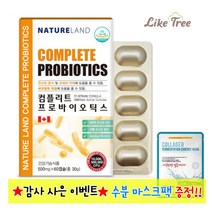 LGG유산균 프로바이오틱스 락토바실러스 람노서스 유산균 함유 혼합유산균 생유산균 분말 가루 캡슐 영양제 장내유익균 유산균제 프리바이오틱스 신바이오틱스 유산균먹이 캐나다산, 4개, 500mg
