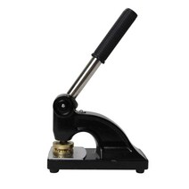 압인기 로고 스티커 제작 도장 스탬프 각인기 휴대용, 블랙 엠보싱 기계