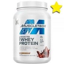 Grass Fed 유청 단백질 프로틴 Protein MuscleTech 목초 사육 파우더 가루 분말 프리 20g BCAA 분지사슬 아미노산 4.3g 디럭스 바닐라 0.8kg 1.7, Triple Chocolate 강철체력
