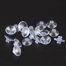 어항 수족관 열대어 애완용 10pcs 30mm 버섯 머리 빨판 물고기 탱크 투명 플라스틱 고무 천공 흡입 컵 홀더 실용적인 가제트, 10개, 협력사