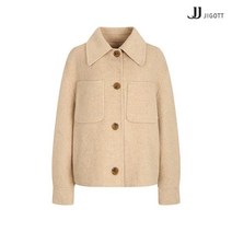 JJ지고트 울 캐시미어 패치 포켓 숏 코트 GMBM0CTT1