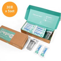 [30포 5세트] 싱컴바인 단백질러 파우치 단백질 20g 마그네슘 84mg 아침 식사대용 선식 곡물 쉐이크, 5개