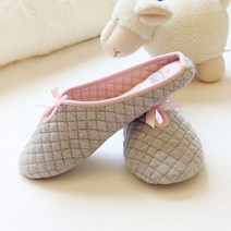 퀼트 리본 어린이집 덧신 쿠션 실내 슬리퍼 거실화