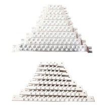 주석도금 접지부스바단자대 2열 절곡형 일자형 (6P 8P 10P 12P 16P 20P 24P 30P) / 주석도금2열 접지단자대, 6P