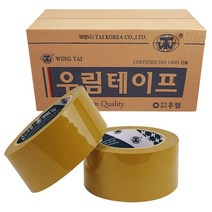 우림중부지사 박스테이프 황색 opp 포장용 경포장 48mm x 50M x 50개, L3-경포장(50Mx50개)황색