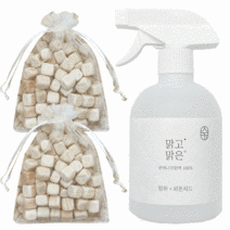 온다숲 피톤치드 잎 편백수 스프레이 탈취제 500ml+편백큐브2 세트, 1세트