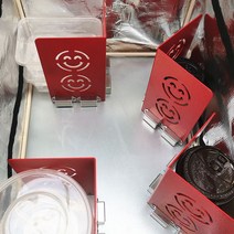 오토바이 배달통 칸막이 음식물 파티션 탑박스 칸마기, 4 블록 + 1 플레이트 [56L]