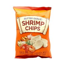 코스모스 버터갈릭 새우칩(64g) 오피스 미니 슈퍼 수입 간식 과자 사탕 식품 초코 스낵, 64g, 1