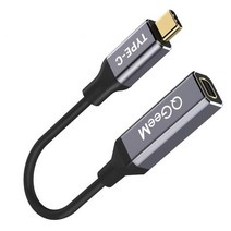 QGeeM HDMI to miniDP Apple 디스플레이 어댑터, 유형 c-miniDP 여성