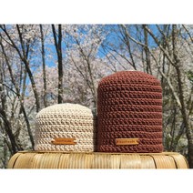 감성캠핑 핸드메이드 이소가스워머 230g 450g 코바늘 손뜨개 랜턴, 키위(450g)