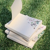 디즈니 밤비 친환경 떡메모지 메모지 메모, 2.밤비_플라워