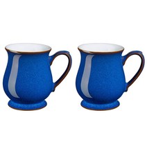 Denby 1048819 Imperial Blue Mug 덴비 임페리얼 블루 머그잔 2피스, 기본