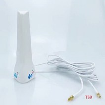 공유기 안테나4G LTE 외부 안테나 실내 29dBi SMA Male CRC9 TS9 커넥터 라우터 모뎀 용 듀얼 2M 미터 연, 02 TS9