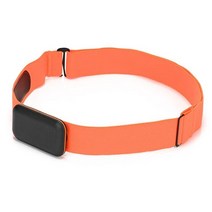 심박계 자전거심박계 heart rate monitor chest belt strap for polar wahoo garmin for sports 무선 heart rate ant, 주황색