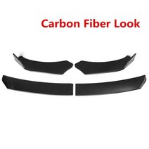 바디킷 인피니티 Q50 Q60 Q70 용 탄소 섬유 앞 범퍼 립 틴 스포일러 스플리터, 02 carbon