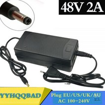 어댑터 48V 2A 납산 배터리 충전기 57.6V 팩 전자 자전거 플러그 EU/US/UK/AU, 미국