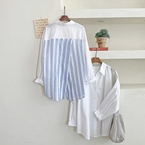 레이스 뒤트임 블라우스 1097204