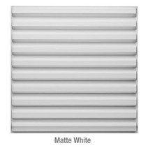 붙이는 아트월 타일벽지 3D벽지 벽스티커 웨인스코팅, E-Matte white