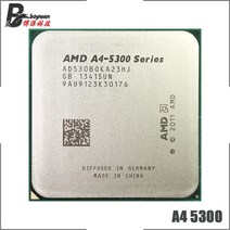 AMD A4 5300 5300K A4 5300B 3.4 GHz 듀얼 코어 CPU AD530BOKA23HJ / AD5300OKA23HJ 소켓 FM2