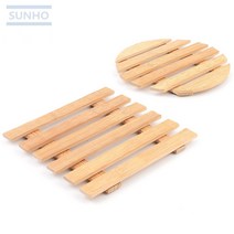 선호리빙 기본형 원목 냄비받침 2종 택1, 원