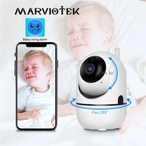 펫cctv 애견 강아지 고양이 1080p 무선 ip 카메라 wifi 지능형 자동 추적, 1080p 블랙 카메라, au 플러그