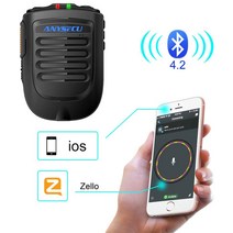 블루투스 PTT Microhpone iOS 시스템 Moblie 전화 작업 Zello 응용 프로그램, 한개옵션0