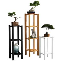 대나무 인테리어 화분정리대, 3층