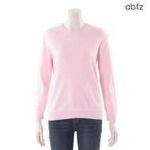 에이비플러스 ab.f.z 화이트 스티치 레터링 R넥 니트 (AFU1GW09A)
