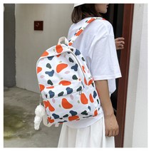 DFMEI 백팩 여대 책가방 여하라주쿠 모리 파스텔 백팩 비밴드