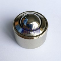보조바퀴 15mm diy 로봇 가공 솔리드 스틸 베어링 볼 롤러 KSM-15 회전 라운드 캐스터 금속 황소 휠 전송, 한개옵션0