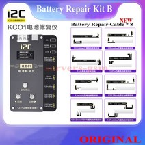 I2C KC01 아이폰용 배터리 플렉스 케이블 데이터 교정기 아이폰 11 12 13 14 프로 맥스용 오류 건강 경고 사이클 시간 수정, [03] KC01 Set   B