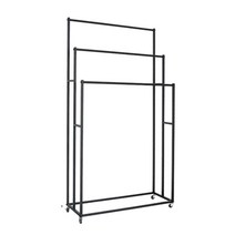 커텐 원단 행거 샘플 선물가게 문방구 매장 시트지, 상세 페이지 참고, 100x30x180cm - 골드/후크 30개
