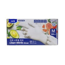 크린랩 크린 니트릴장갑 (중) 100매 일회용 위생장갑 라텍스장갑 다용도장갑 청소 요리 주방용품, 단일사이즈