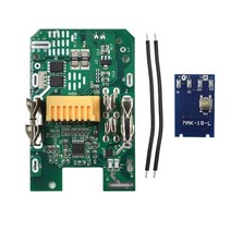 마키타배터리 BL1830 리튬 이온 배터리 케이스 충전 보호 회로 보드 박스 마키타 18V 라벨 LED 표시기 BL1860, [01] Black, 1개