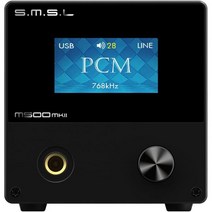 SMSL M500 MK 오디오 DAC 및 헤드폰 증폭기 ES9038PRO 칩 USB광동축블루투스 입력 MQA-CD 전체 디코딩 LDAC APTX HD SBC AAC XMOS XU2, 01.M500 MKII