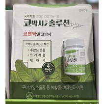 안국건강 코박사 솔루션 700MG X 60정 알러지 재체기 콧물