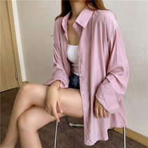 oshu / 썸머 바캉스룩 이너 레이어드 편한 루즈핏 셔츠