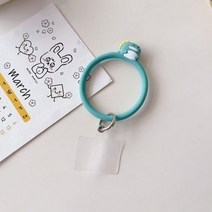휴대폰 핸드폰 핑거 스트랩 줄 동물 실리콘 손목 밴드 분실 방지 끈 핸드 캐리 낙하 팔찌, 한개옵션1, 10