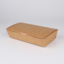 온니유팩 일회용 종이도시락 2줄도시락 RK(5EA), 1개, 5개입