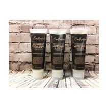 모공크림 3 Shea 촉촉한 African 블랙 비누 Clarifying Facial 워시 & 스크럽 4 fl 온스(1온스=약30g) ear