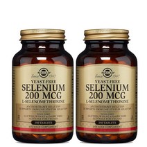 Solgar Selenium 200mcg 250 Tablets 솔가 셀레늄 200mcg 250정 2팩, 1개