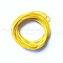 휴대용 완속케이블 전기차 충전기 가방 5 Meter 슈퍼 유연한 18AWG 22AWG 24AWG PVC 절연 와이어 전기 LED 자동 색상, 06 YELLOW, 5m