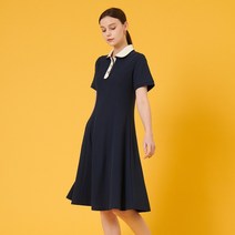 (정품)샤틴 [SATIN] [온라인단독]캐주얼 카라 원피스 O221T668