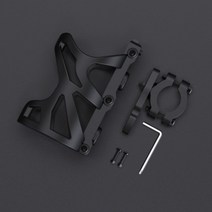 바이크 자전거 컵홀더 오토바이 물병 거치대 스쿠터 음료 튜닝 커스텀 파츠, 핸들형 물받이(블랙)