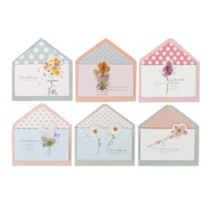 톡톡팬시 1000 꽃길카드 6종, 혼합 색상, 2세트