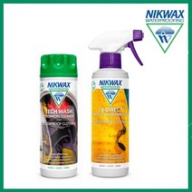 닉왁스(수입직영) 테크워시+스프레이온 세트(각300ml) 방수의류세탁발수 2개 사은품 증정 신상품, 1개, 300ml