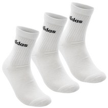 아디다스 3P 양말 GE1379 HC 하프 쿠션 크루 삭스, s_sn_GE1379, M