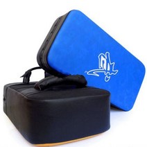 헬스 용품 휘트니스 태권도 킥 패드 1 펀치 백 복싱 매트 샌드백 PU 가죽 훈련 장비 무에타이 발 대상 타이어 Targe, Blue