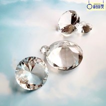 대형 다이아몬드 80mm 크리스탈 영롱한 자연광 무지개 조명 촬영 스튜디오 포토존 제품 음식 디스플레이 사진 어항 수족관 주얼리샵 인테리어 꾸미기 큐빅 오브제 네일 샘플 디피 홍보